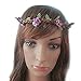 Polytree 8pcs Boho Style Flower Women Girls Hair Band Headband Festival Party Wedding