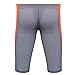 YiZYiF Men's Breathable Running Tights Bikini Stretch Workout Pants Grey Medium