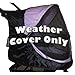 Pet Gear PG8100NZWC Happy Trails Weather Cover, Large, Black