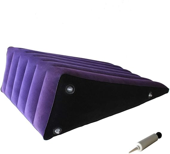 Inflatable Wedge Pillow Lightweight and Portable, Inflatable Portable