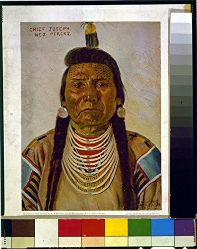 Photographs - INFINITE PHOTOGRAPHS Photo: Chief Joseph,Nez Perce Chief,Indians of North America,c1897,Native American