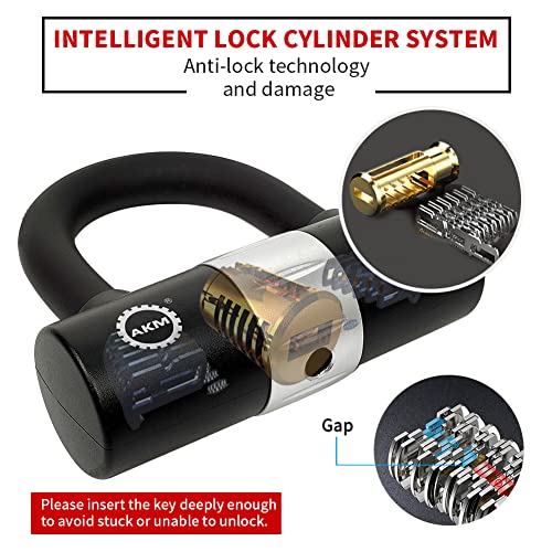AKM Bike Lock Chain Lock 120cm/4ft Heavy Duty Durable 10mm Thick Anti