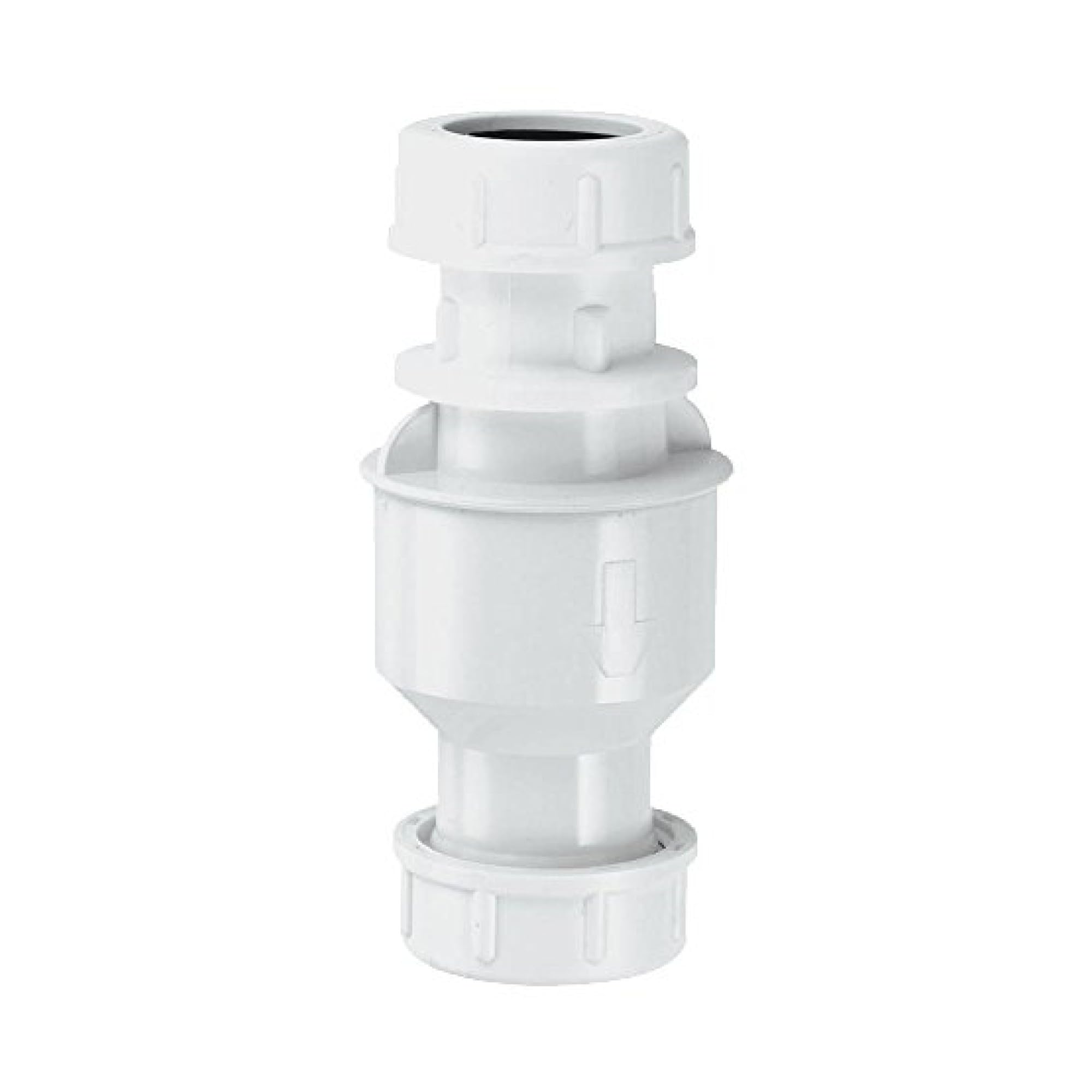 McAlpine CONVALVE in-Line Vertical Non-Return Valve - White