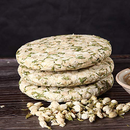 200g (0.44LB) Tè al gelsomino secco Bud Fiore Tè Verde Pu-erh Torta del tè Fioritura tisana tè profumato Tè floreale Tè… - immagine 3