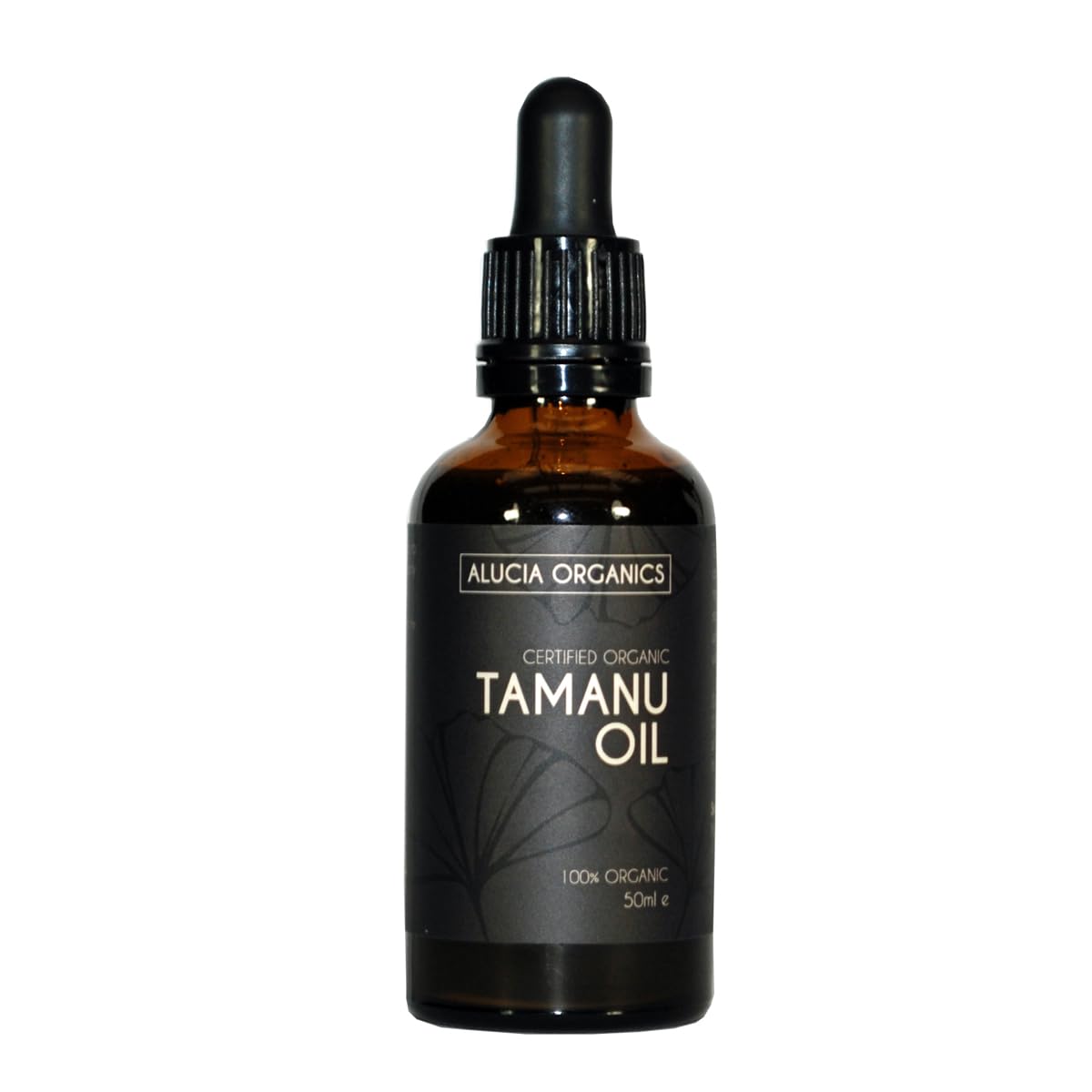 Alucia Organics Certified Organic Tamanu Oil 50ml - Pure, Natural, Cold Pressed, Certified Organic, Vegan, Cruelty Free, for Skin, Face, Body, Massage