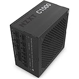 NZXT C1000 PSU (2022) - PA-0G1BB-US - 1000 Watt PSU - 80+ Gold Certified - Fully Modular - Sleeved Cables - ATX Gaming Power 