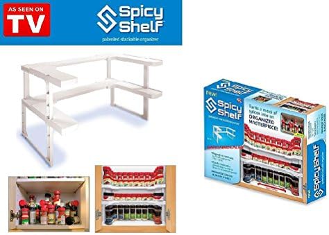Defonia K26 Spicy Shelf Spice Rack and Stackable Organizer As seen on TV