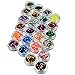 Gracefulvara 24 Colors Nail Art Acrylic Glitter Powder Hexagon Sequins