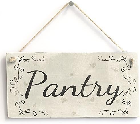 Pantry - Handmade Country Style Wooden Home Decor Door Sign/Plaque for Kitchen
