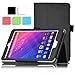 IVSO Acer Iconia ONE B1-770 Case, PU Leather Slim-Book Stand Cover Case-for Acer Iconia ONE B1-770 Tablet (Black)