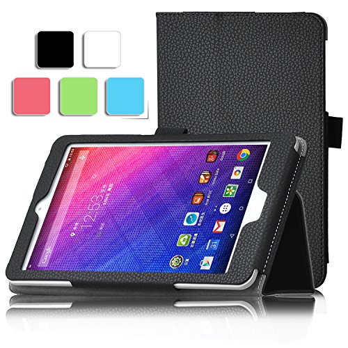 IVSO Acer Iconia ONE B1-770 Case, PU Leather Slim-Book Stand Cover Case-for Acer Iconia ONE B1-770 Tablet (Black)