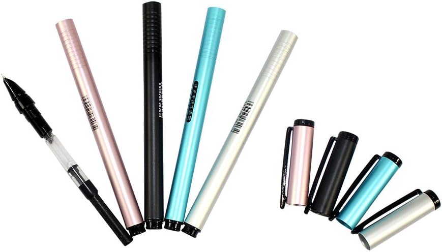 Ranvi Hero 1303 Scholarship Test Fountain Pen, 0.5MM Fine Nib, 4 PCS, 4 Colors(sliver, black, blue, pink) - Image 5