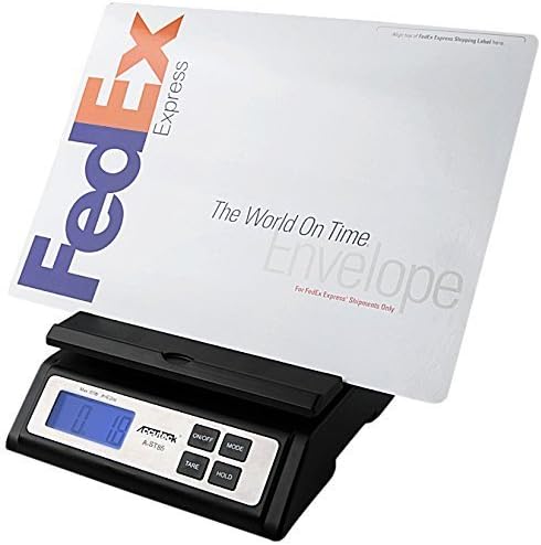 Accuteck Heavy Duty Postal Shipping Scale with Extra Large Display, Batteries and AC Adapter (A-ST85C) by ACCUTECK