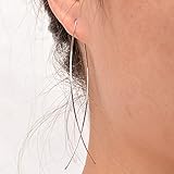 A&C 2017 Hot Chic Alloy Earrings for Women. Unique Handmade Earrings Jewelry for Girl. (Silver)