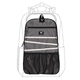 Hynes Eagle Universal Backpack Insert Organizer Travel Bag Slip Gadget Organization Kit Grey with Laptop Sleeve