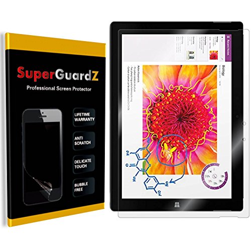 [3-Pack] For Microsoft Surface Pro 3 [Lifetime Replacements] - SuperGuardZ Screen Protector, Anti-Glare, Matte, Anti-Fingerprint, Anti-Scratch, Anti-Bubble