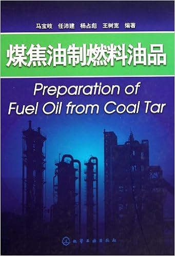 Fuel Oil From Coal Tar Chinese Edition Anonymous 9787122095374 Amazon Com Books