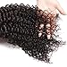 Klaiyi Hair 10A Malaysian Curly Hair 3 Bundles 8 10 12inch Real Virgin Human Hair Weave Extensions Multiple Choice Natural Color 95-100g/pc