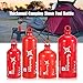Outdoor Camping Travel Picnic Gas Oil Fuel Empty Bottle Motorcycle Emergency Petrol Storage Can 0.5L 0.75L 1L 1.5L (1000ml)
