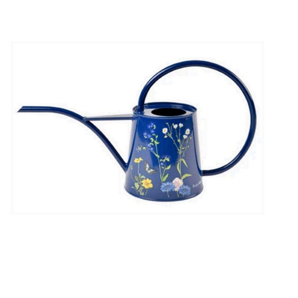 Burgon & Ball RHS British Meadow Indoor Watering Can, Blue Medium