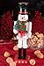 Clever Creations Snowman 15 Inch Traditional Wooden Nutcracker, Festive Christmas Décor for Shelves and Tables