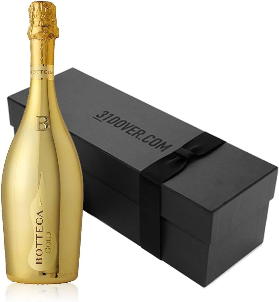 Bottega Gold Prosecco NV 75cl 11 ABV in Elegant Gift Box Amazon.co.uk