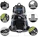CAMEL 40L Lightweight Durable Waterproof Travel Hiking Backpack Daypack with Rain Cover for Outdoor Camping