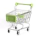 MagicW Mini Shopping Cart Supermarket Handcart Shopping Desktop Utility Cart Mode Storage Pen Cup Holder Desk Accessory Decoration Ornament Toys Green