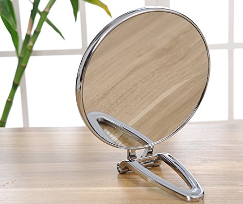 Magnifying Makeup Mirror / on Wall, Dressing Table, & Portable (Portable Handle Mirror) - Thumbnail 4