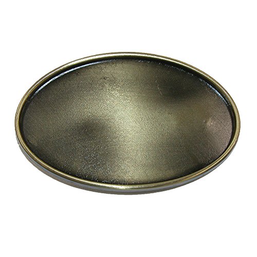 CTM Blank Oval Belt Buckle, Bronze