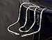 TRUSUPER Silver Color Style Titanium Stainless Steel Mens Womens Italy Fantastic Chain Necklaces 2mm Unisex