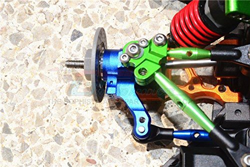 Aluminum Front Knuckle Arm For 1/10 Traxxas Ford GT 4-Tec 2.0 83056-4/4-Tec 3.0 93054-4 - 1Pr Set Gray Silver