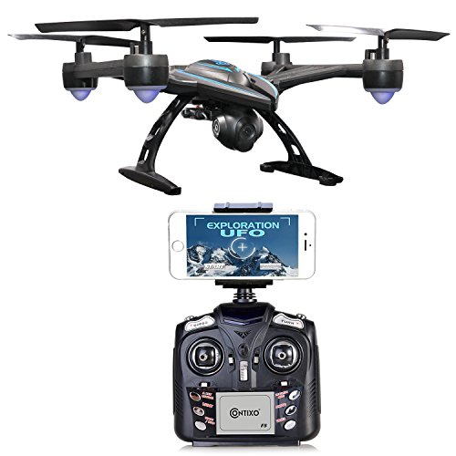 EARLY BLACK FRIDAY DEAL! Contixo F5 Quadcopter Drone 720P WiFi Live FPV HD Video Camera Altitude Hold Auto Return 6-Axis Gyro 360 Stunts Easy to Fly for Expert Pilots & Beginners
