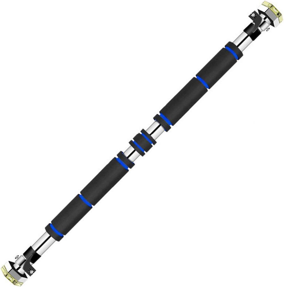 RXRENXIA Pull Up Bar for Doorway, Chin Up Bar with Comfort Grips – Easy Mount & Adjustable Length – Suitable for 105-135cm Door way – Heavy Duty Home Workout Equipment for Upper Body Exercise