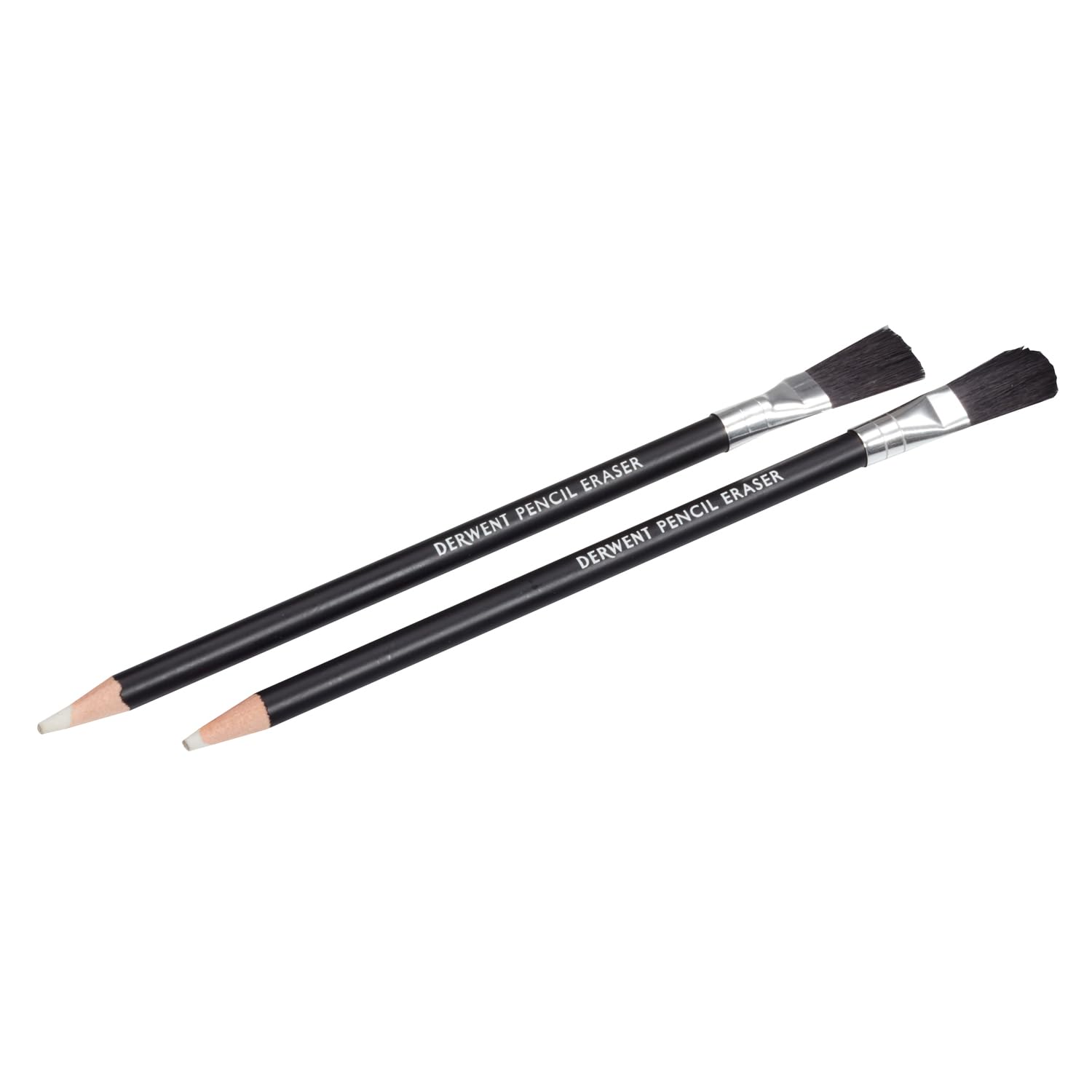 Derwent Pencil Eraser, Set of 2, Pencil and Brush Ends, Precision Erasing, Professional Quality, 2305809