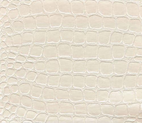 white croc leather