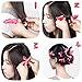 Foam Hair Curlers, Pillow Cloth Hair Rollers,No Heat Sleeping Soft Sponge Rollers for Long, Short, Thick & Thin Hair Spiral Curls Hair Styling Rollers (Blue)