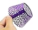 BETOP HOUSE Vine Lace 50-Piece Cupcake Wrappers, Purple