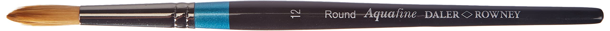 Daler-Rowney Aquafine Watercolour Brush, Soft Synthetic Hair, Short Handle, Round, 12