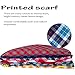 8 Pack Dog Bandanas & Dog Scarf, Triangle Pet Scarf Washable Reversible Plaid Printing Kerchief Neckerchief Handkerchief for Pet Dog Cat