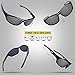 RIVBOS Polarized Sports Sunglasses Driving shades For Men TR90 Unbreakable Frame RB861 (RBS861-black night vision lens)