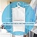 ZSZMFH 15 Pack Moisture Absorber Hanging Bag, Charcoal Smell Remove Damp Musty Smell,Hanging Closet Dehumidifier Bags with 25g of Activated Charcoal (220g/pack)