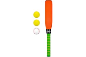 CeleMoon 22" Soft Kids Foam Baseball Bat Toys with Balls Gift for Children Toddlers Boys Girls Age 3-5-8 Outdoor Indoor Sport T Ball Game Playing