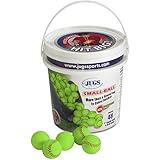 Jugs Vision-Enhanced Yellow Small Balls - Bucket Of 4 Dozen