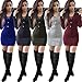 Women Dress,Haoricu Women Winter Slimple Stytle Solid Long Sleeve Knitted Sweater Dress