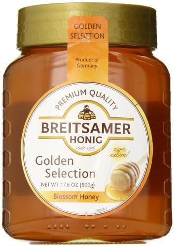 Breitsamer Golden Selection Honey Jar, 17.6 Ounce by Breitsamer