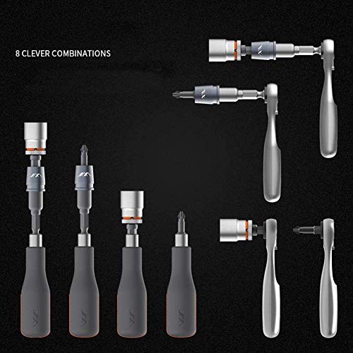 KAUTO 41 In 1 Schraubendreher-Satz, S2 Magnetkopf-Ratschenschlüssel-Schraubendreher-Satz, DIY Home Repair Tools - – Bild 5