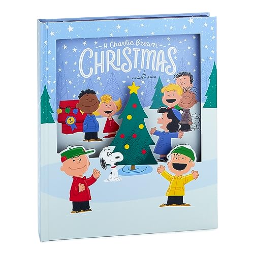 Hallmark Peanuts A Charlie Brown Christmas, Large Lighted Pop-Up Book With Sound, Gift for Kids