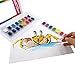 TBC Assorted Watercolor Paint Set,24 Washable Colors Painting Set with Brush, Perfect for Kids,Student and Beginner