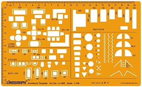 Architect Drafting And Design Template Stencil Technical Drawing